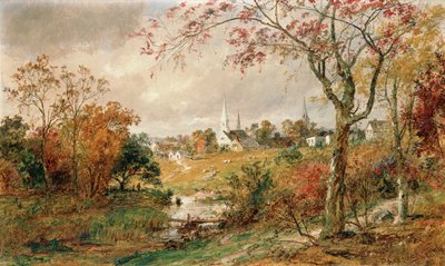 Herbstlandschaft, Saugerties, 1886 von Jasper Francis Cropsey