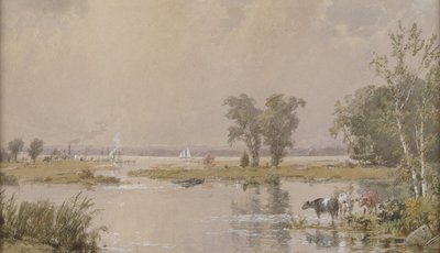 Hackensack-Wiesen, 1890 von Jasper Francis Cropsey