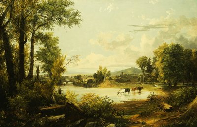 Das ruhige Tal, 1856 von Jasper Francis Cropsey