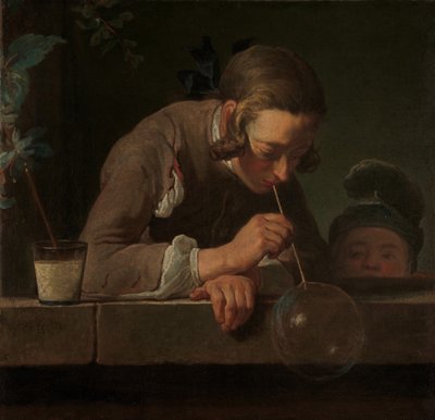 Seifenblasen, ca. 1733-34 von Jean Baptiste Simeon Chardin