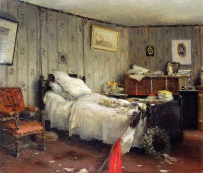 Der Leichensaal von Leon Gambetta von Jean Charles Cazin