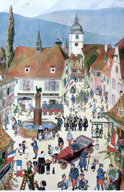Die Franzosen übergeben Elsass von Jean Jacques Waltz