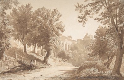Ansicht von Ariccia, 1853 von Jean Achille Benouville