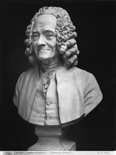 Büste von Voltaire von Jean Antoine Houdon