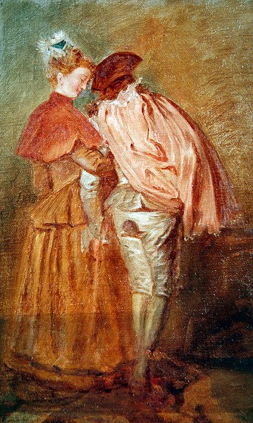 Abfahrt nach Kythira von Jean Antoine Watteau