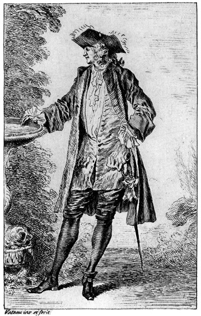 Figur, ca. 1700-1720, 1924 von Jean Antoine Watteau