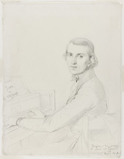 Charles Gounod, 1841 von Jean Auguste Dominique Ingres