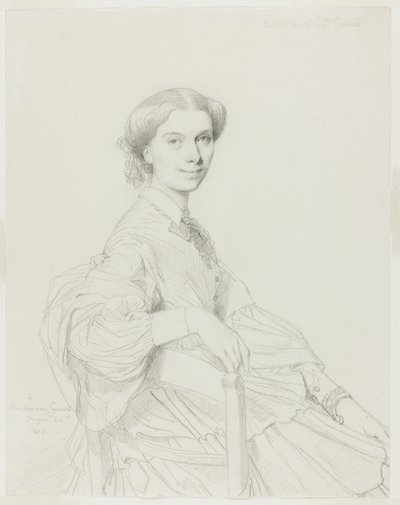 Madame Charles Gounod von Jean Auguste Dominique Ingres
