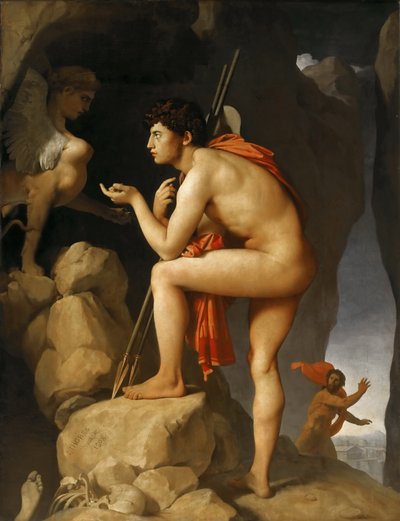 Ödipus und die Sphinx von Jean Auguste Dominique Ingres