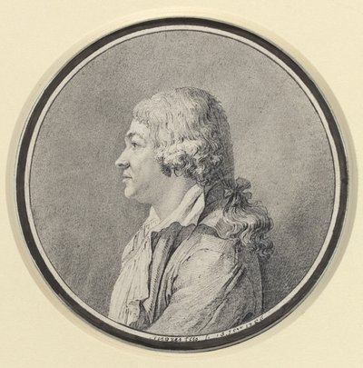 Porträt eines Mannes von Jean Auguste Dominique Ingres