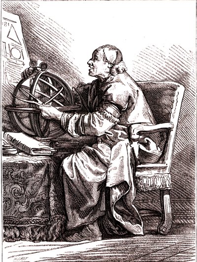 Der Astronom. 1878 (Gravur) von Jean Baptiste (after) Le Prince