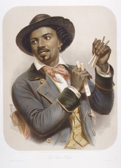 Der Knochen-Spieler, 1857 von Jean Baptiste Adolphe Lafosse