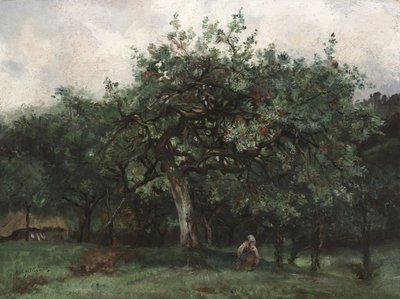 Landschaft mit kleinem Mädchen von Jean Baptiste Antoine Guillemet