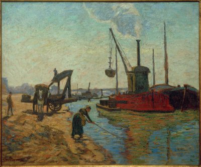 Arbeiten an der Pont National von Jean Baptiste Armand Guillaumin