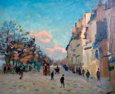 La Place Valhubert, Paris, ca. 1860-1927 von Jean Baptiste Armand Guillaumin