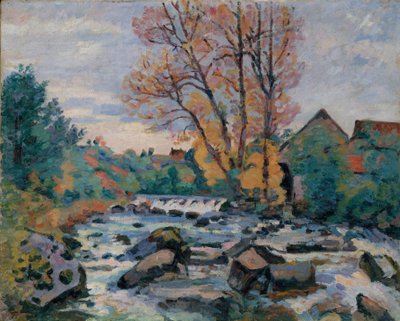 Die Bouchardon-Mühle, Crozant, ca. 1898 von Jean Baptiste Armand Guillaumin