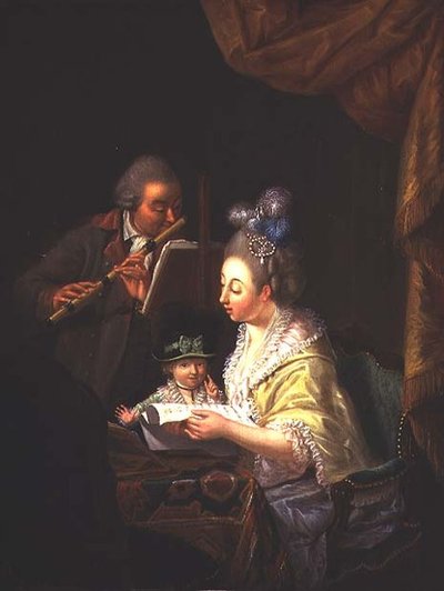 Die Musikstunde von Jean Baptiste Bernard Coclers