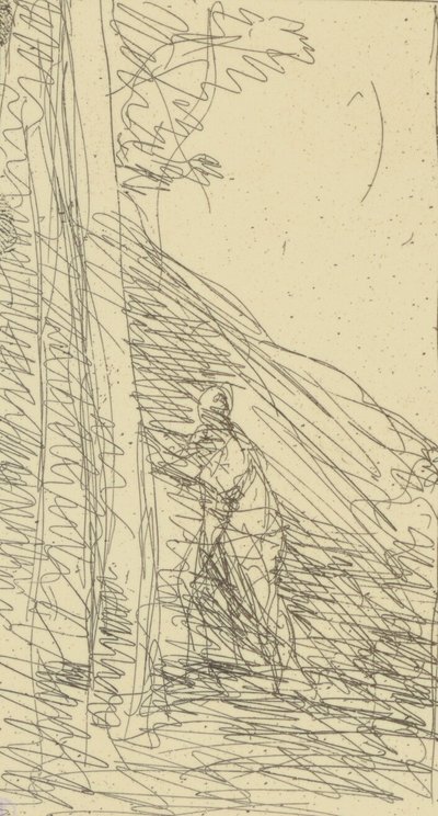 Kritzelei von Jean Baptiste Camille Corot