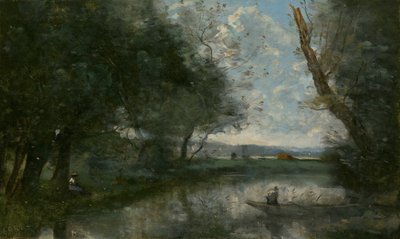 Landschaft von Jean Baptiste Camille Corot