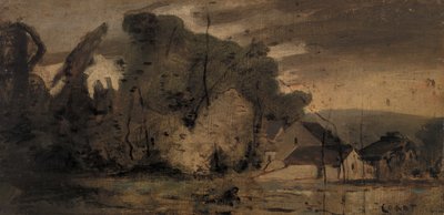Landschaft, 1796 von Jean Baptiste Camille Corot