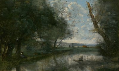 Landschaft, 1865-1870 von Jean Baptiste Camille Corot