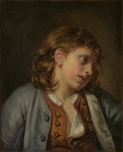 Kopf eines jungen Jungen von Jean Baptiste Greuze