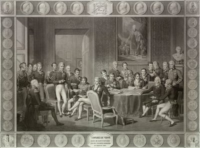 Der Wiener Kongress von Jean Baptiste Isabey
