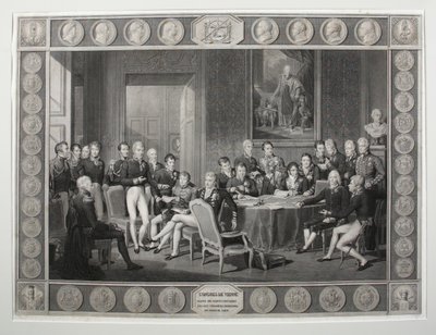 Der Kongress von Wien, 1815 von Jean Baptiste Isabey