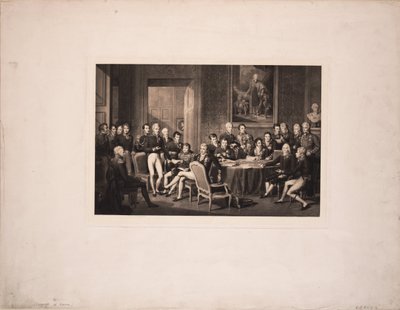 Der Wiener Kongress, ca. 1815 von Jean Baptiste Isabey