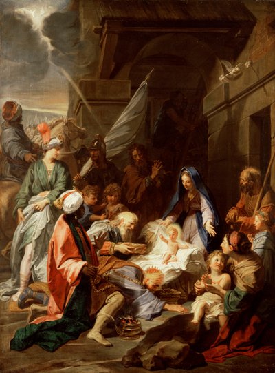 Anbetung der Heiligen Drei Könige, 170010 von Jean Baptiste Jouvenet