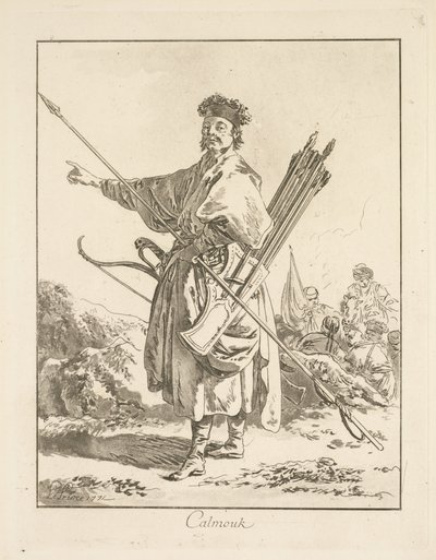 Calmouk von Jean Baptiste Le Prince