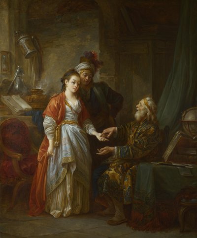Der Nekromant, um 1775 von Jean Baptiste Le Prince