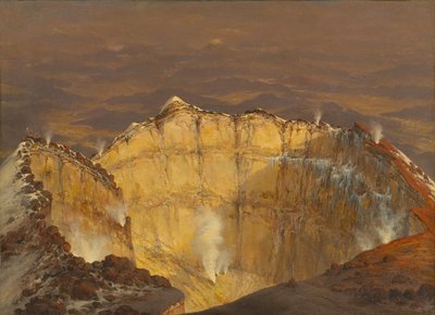 Krater von Popocatépetl, 1833 von Jean Baptiste Louis Gros