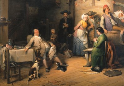 Beim Mittagsschlaf erwischt, 1842 von Jean Baptiste Madou