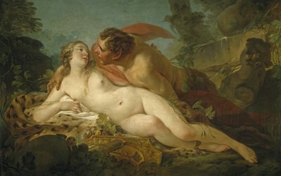 Jupiter und Antiope von Jean Baptiste Marie Pierre