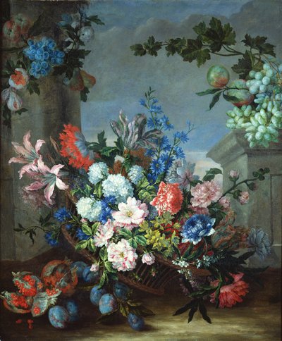 Blumen und Früchte von Jean Baptiste Monnoyer