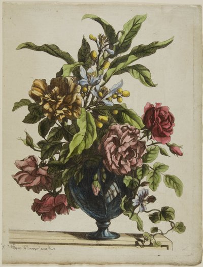 Blumenvase von Jean Baptiste Monnoyer