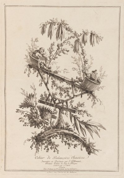 Cahier de Balançoires Chinoises von Jean Baptiste Pillement