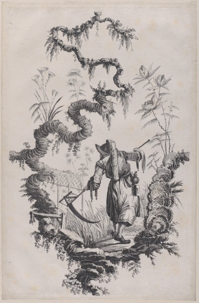 Chinoiserie Ornament Druck von Jean Baptiste Pillement