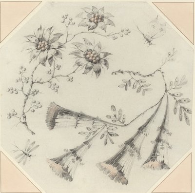 Trompetenblumen und Gänseblümchen von Jean Baptiste Pillement