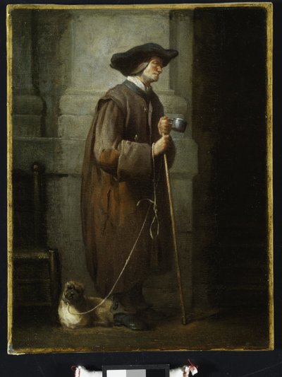 Blinder Bettler von Jean Baptiste Simeon Chardin