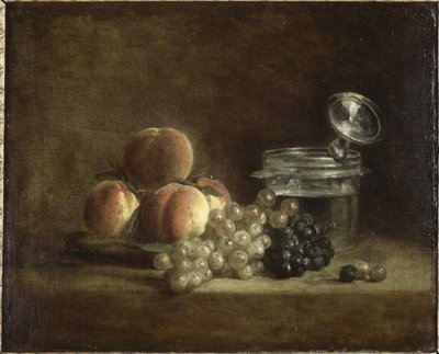 Pfirsiche und Trauben von Jean Baptiste Simeon Chardin