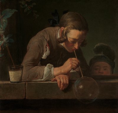 Seifenblasen von Jean Baptiste Simeon Chardin