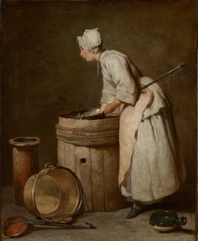 Das Küchenmädchen, 1738 von Jean Baptiste Simeon Chardin