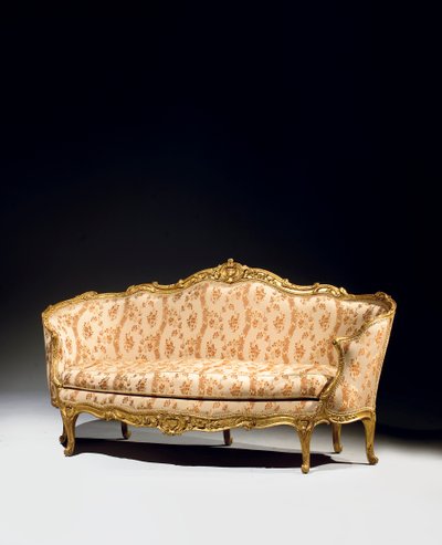 Louis XV Sofa, 1717 von Jean Baptiste Tilliard