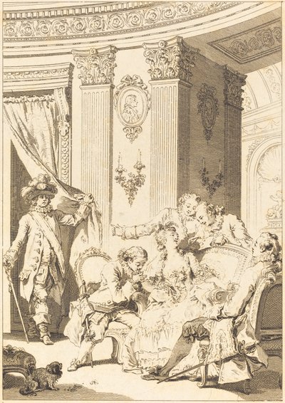 Der beichtende Ehemann von Jean Baptiste Tilliard and Antoine Jean Duclos after Jean Honoré Fragonard