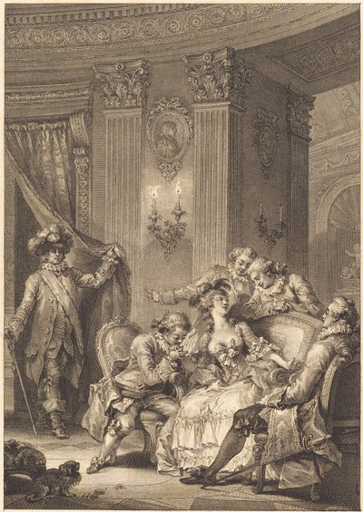 Der beichtende Ehemann von Jean Baptiste Tilliard and Antoine Jean Duclos after Jean Honoré Fragonard