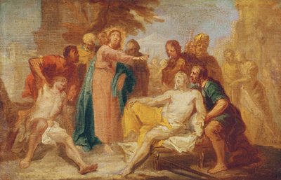 Die Heilung eines Gelähmten von Jean Baptiste Wampe