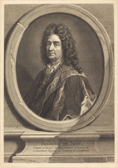 François de Troy von Jean Baptiste de Poilly after François