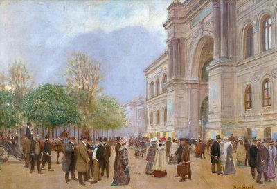 Vor dem Palais de l